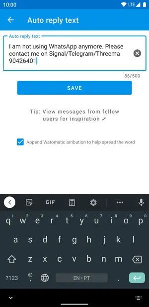 Watomatic  Auto Reply For WhatsApp